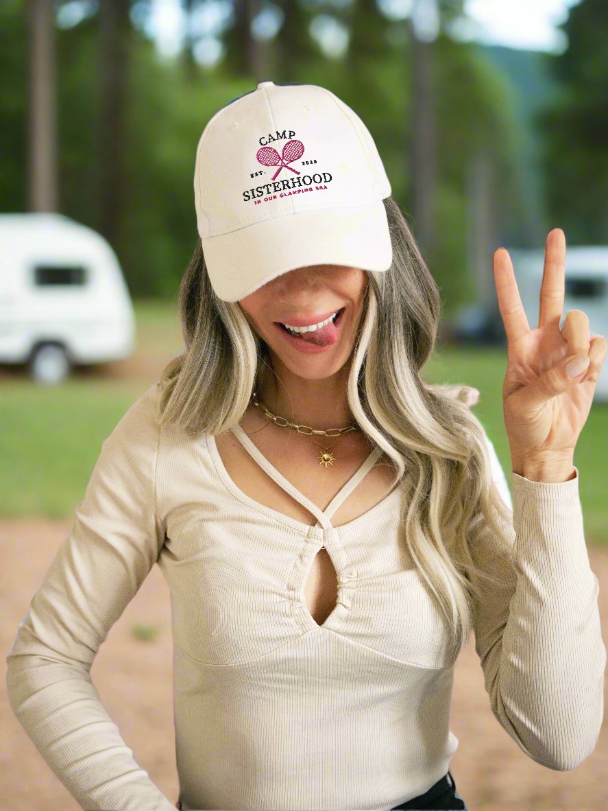 Camp Sisterhood Logo Dad hat