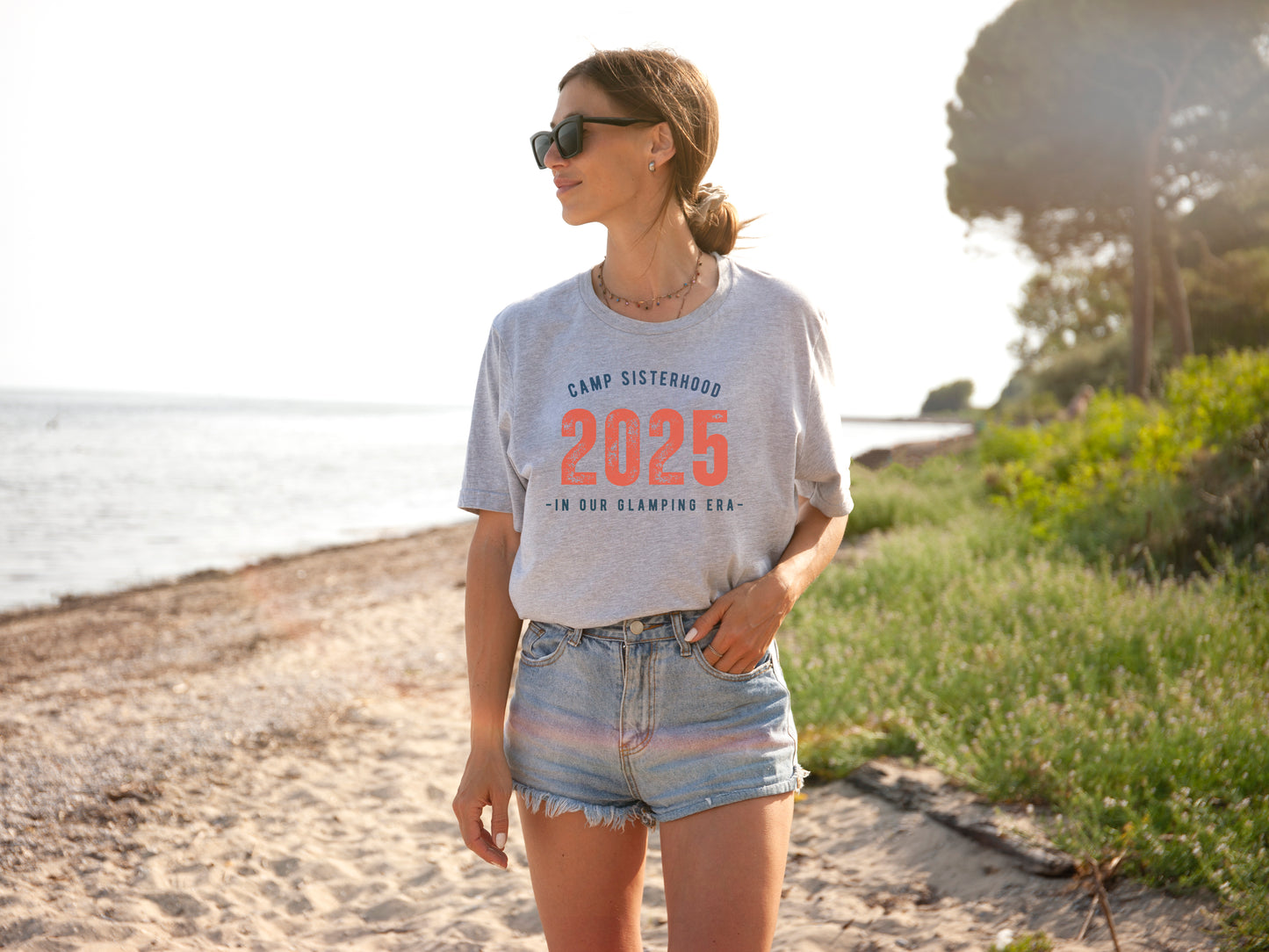 Camp Sisterhood Vintage T-Shirt - Bella + Canvas