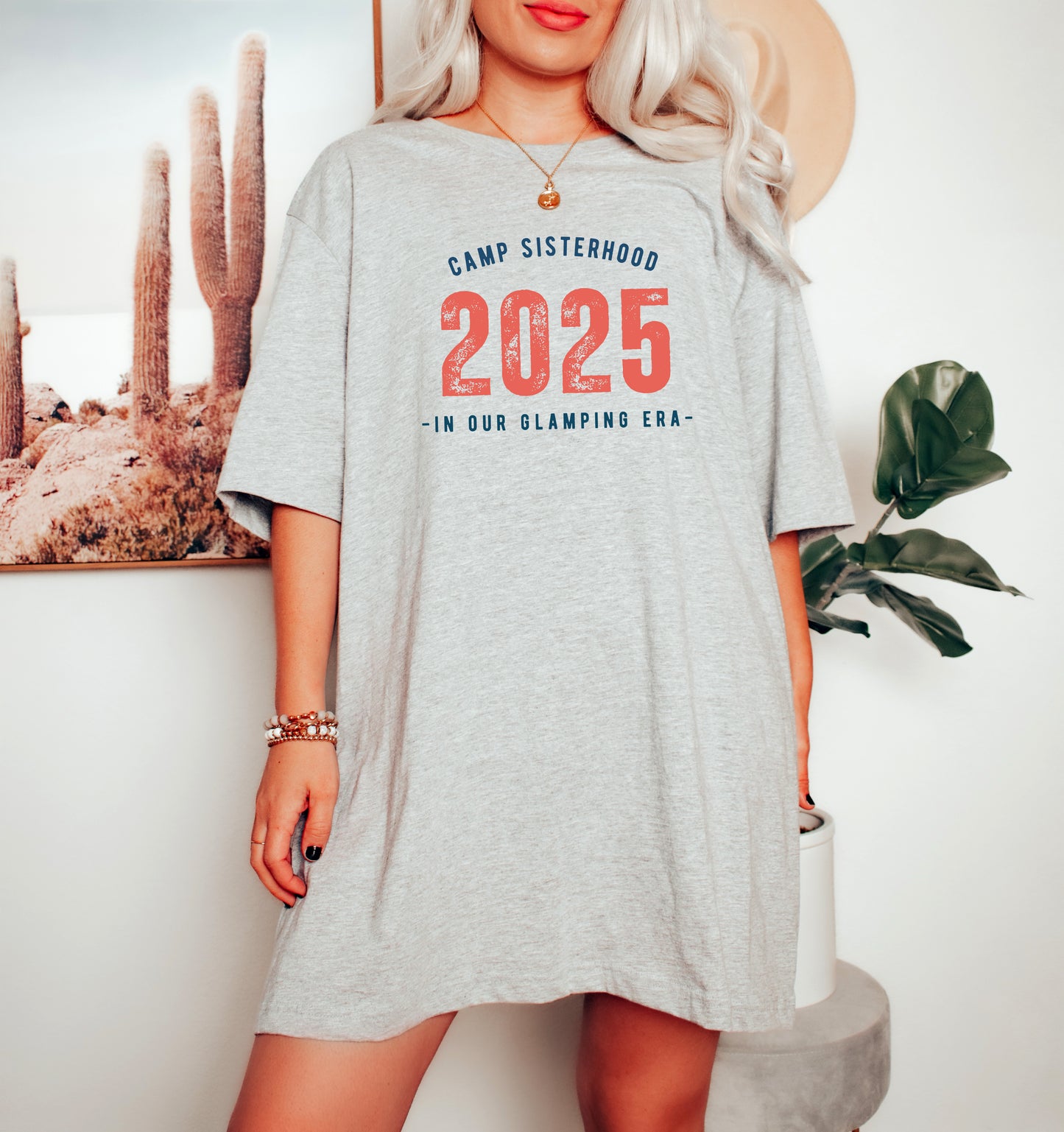 Camp Sisterhood Vintage T-Shirt - Bella + Canvas