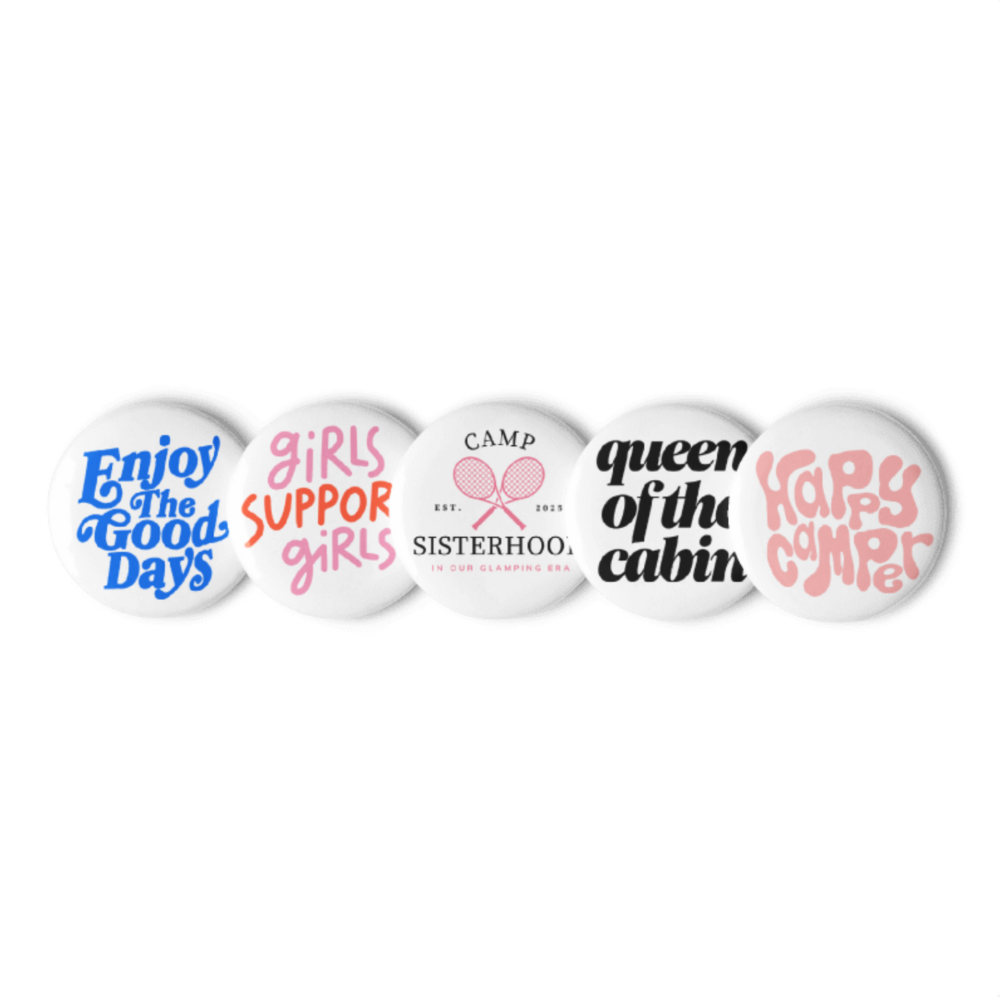 Set Of Camp Sisterhood Pins