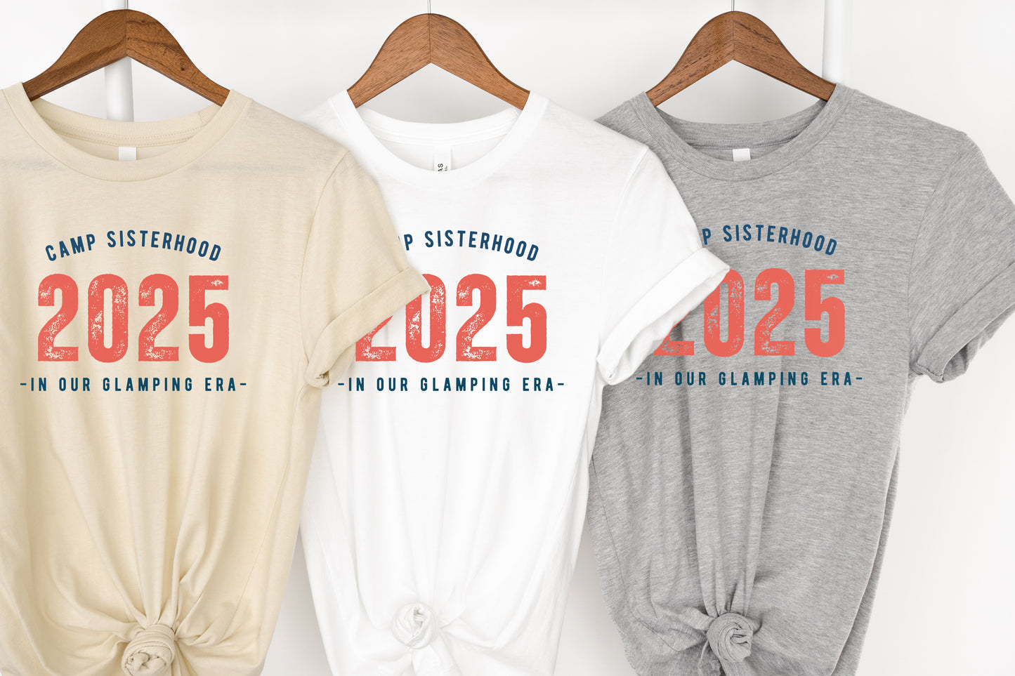 Camp Sisterhood Vintage T-Shirt - Bella + Canvas