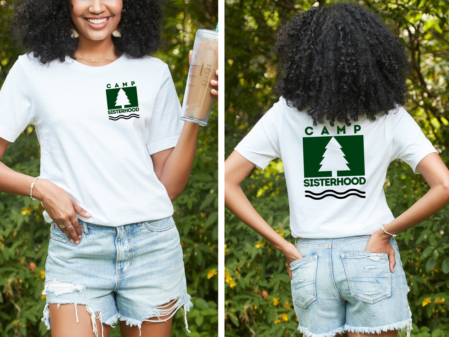 Camp Sisterhood Parent Trap Inspired Graphic Tee - Bella + Canvas