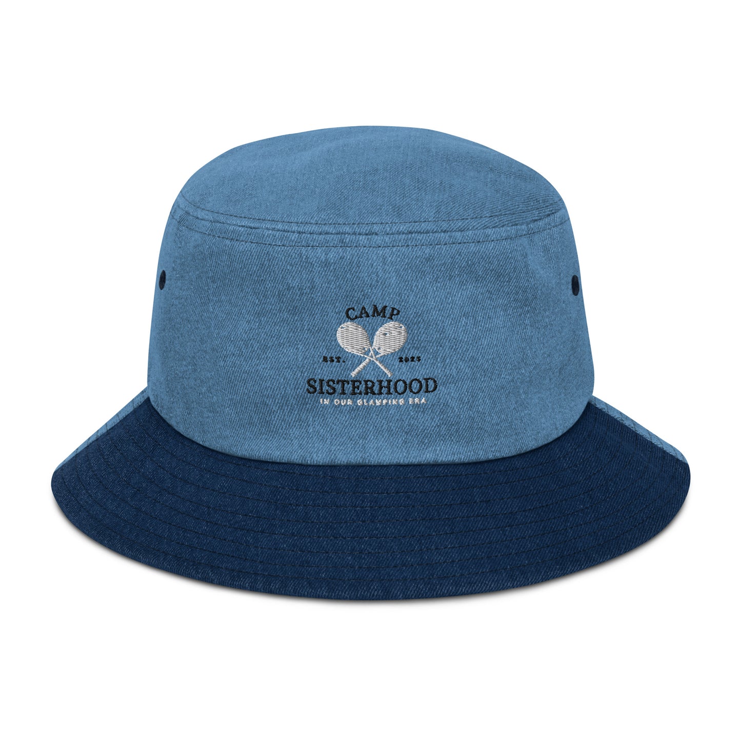 Camp Sisterhood Denim Bucket Hat