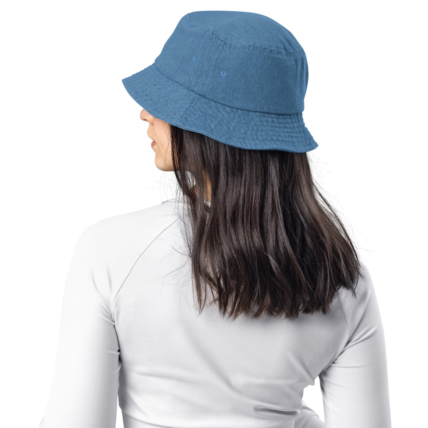 Camp Sisterhood Denim Bucket Hat