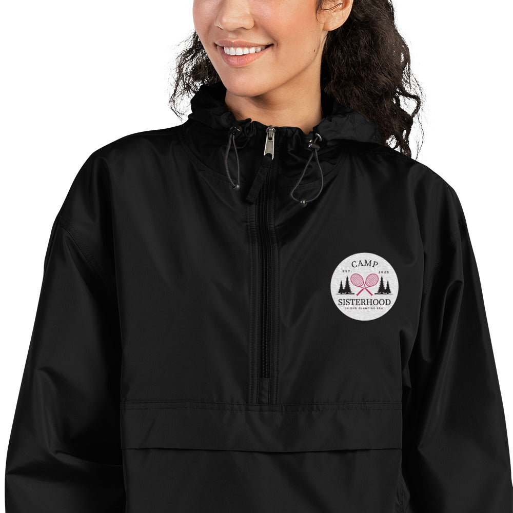 Camp Sisterhood Embroidered Champion Packable Jacket