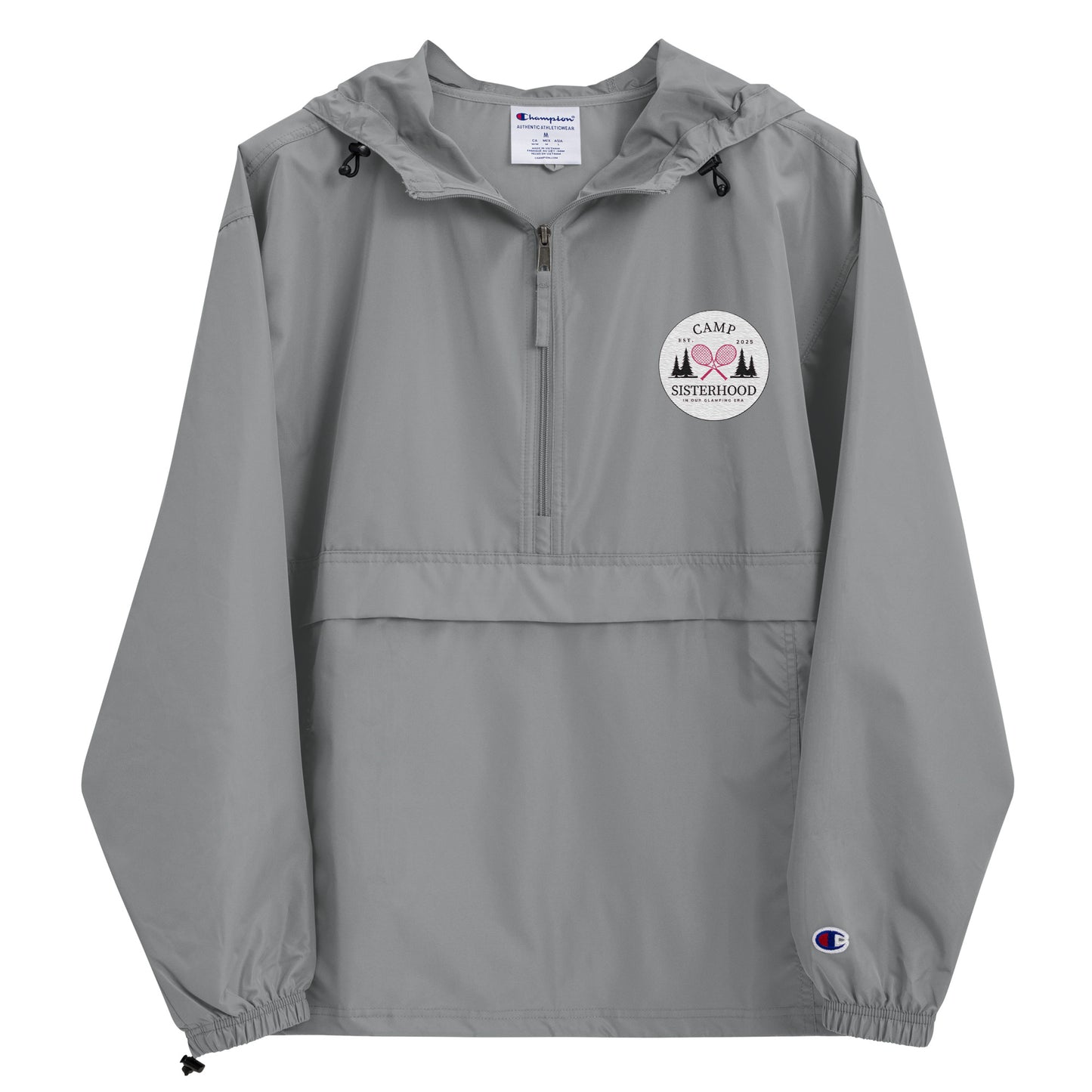 Camp Sisterhood Embroidered Champion Packable Jacket