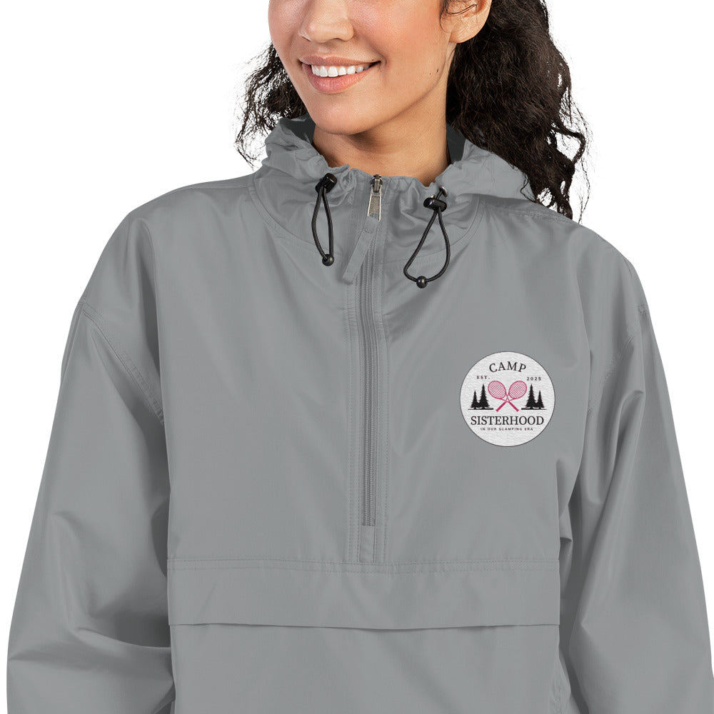 Camp Sisterhood Embroidered Champion Packable Jacket