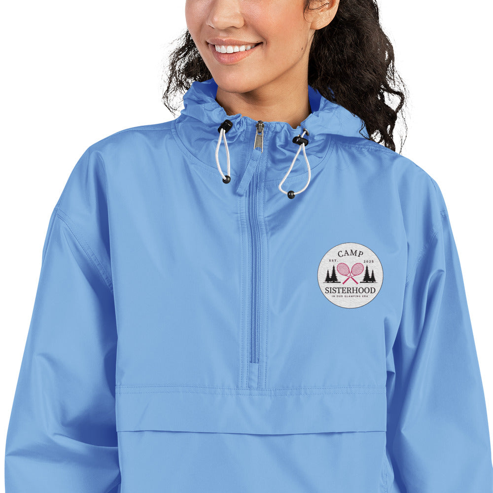 Camp Sisterhood Embroidered Champion Packable Jacket