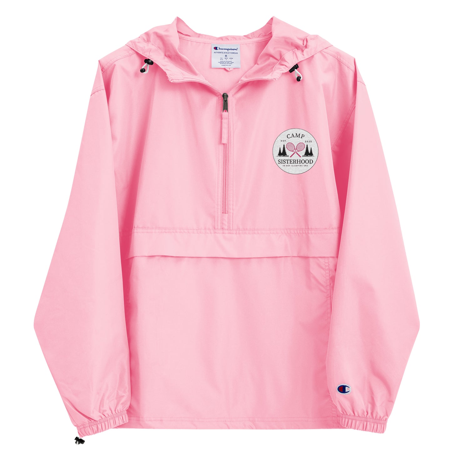 Camp Sisterhood Embroidered Champion Packable Jacket