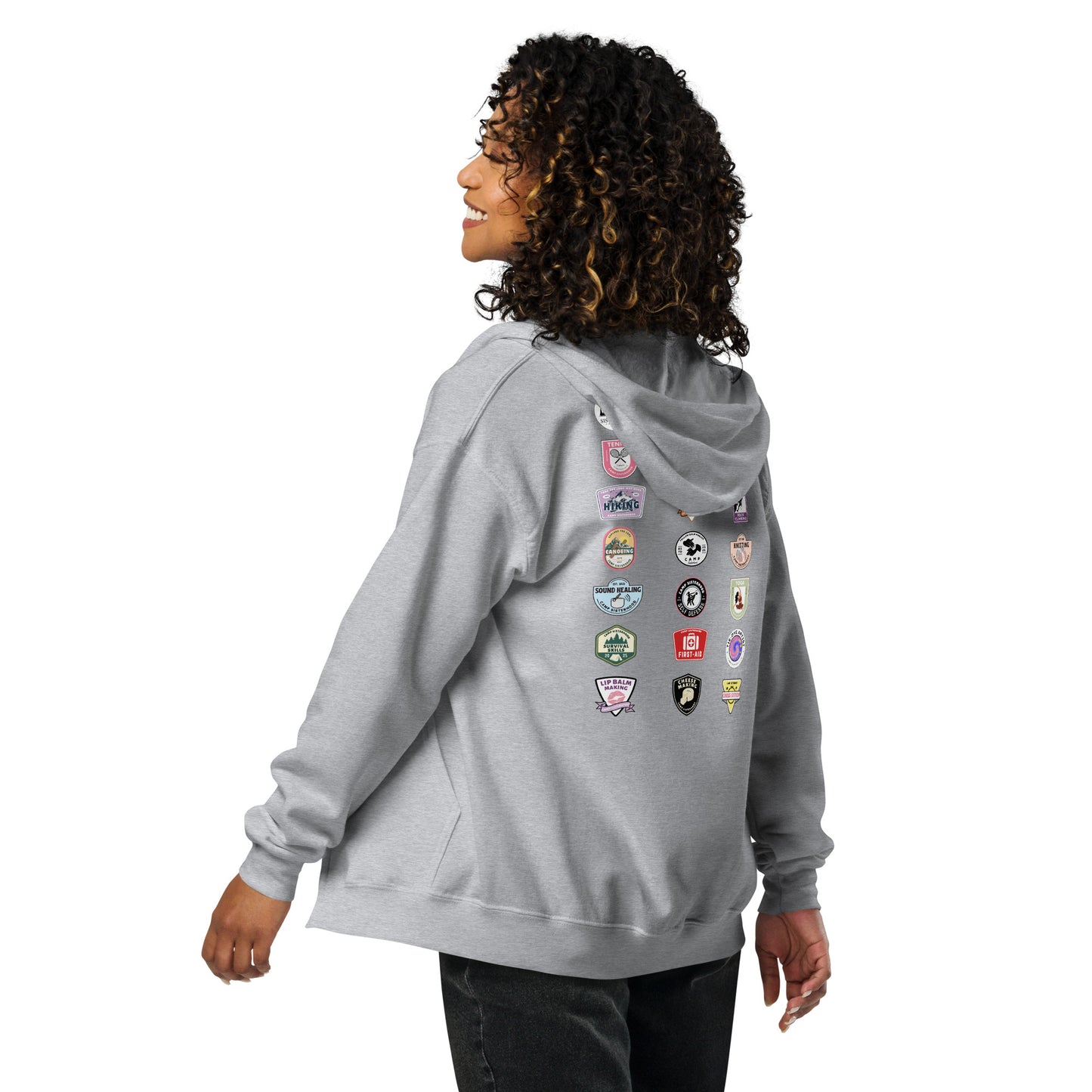 Camp Sisterhood Official Logo Zip Hoodie