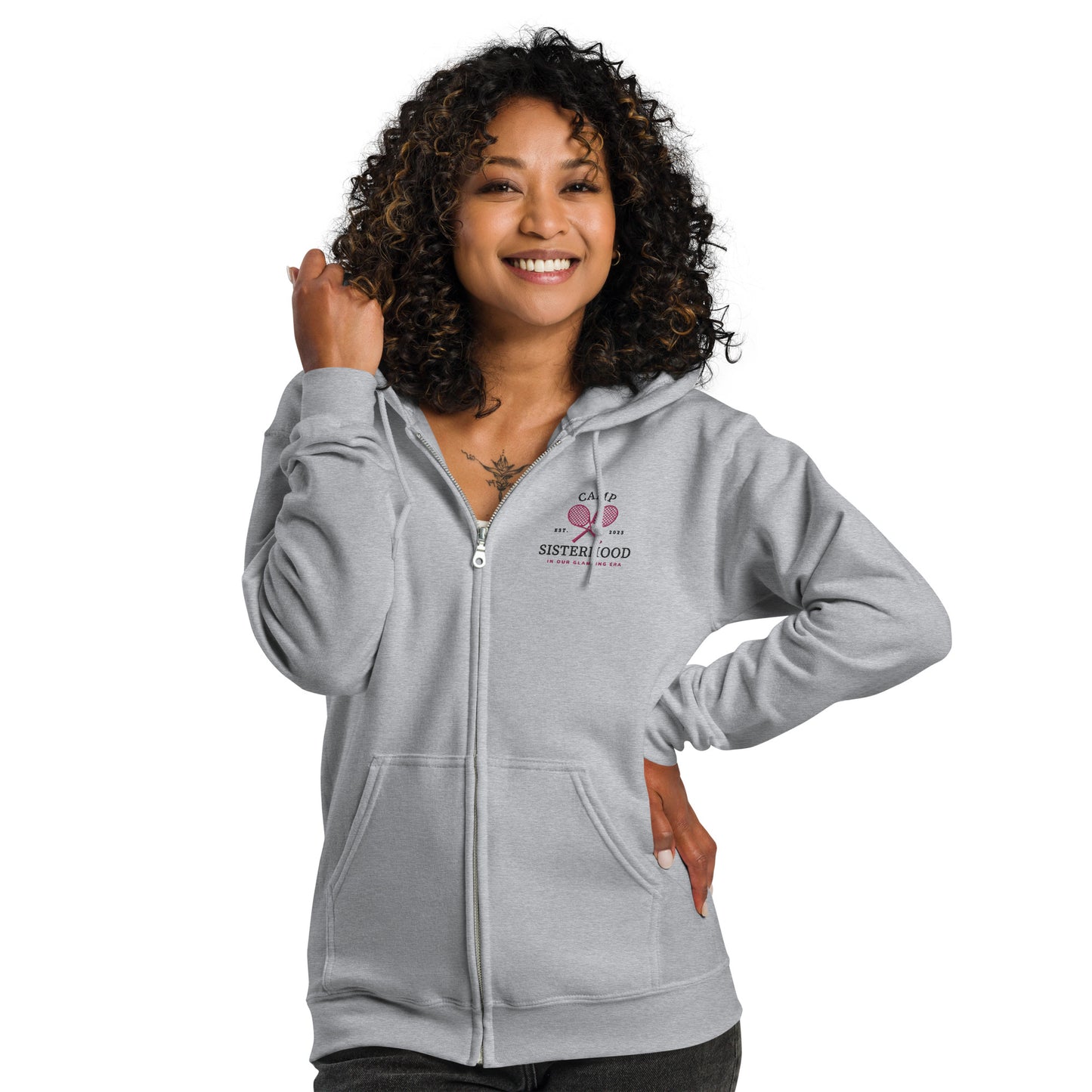 Camp Sisterhood Official Logo Zip Hoodie