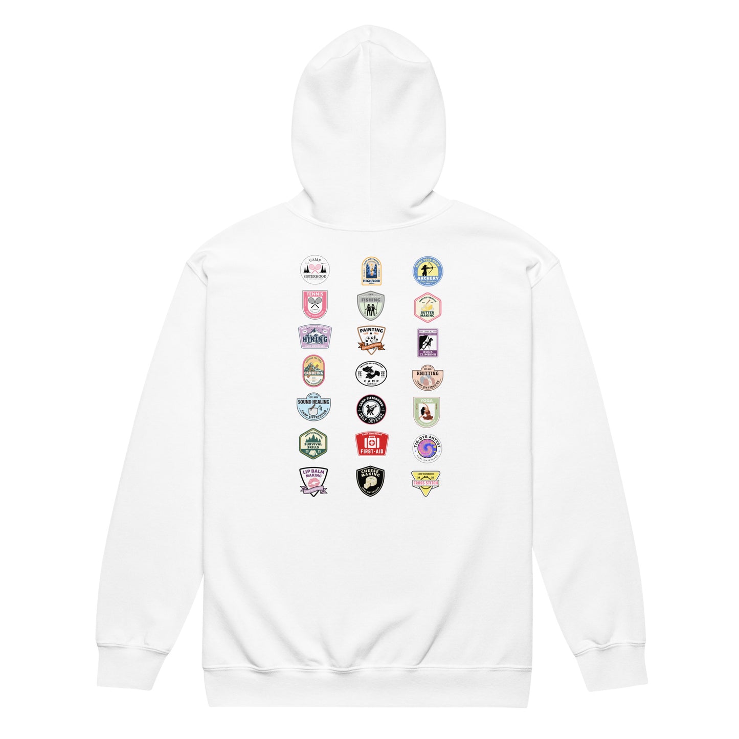 Camp Sisterhood Official Logo Zip Hoodie