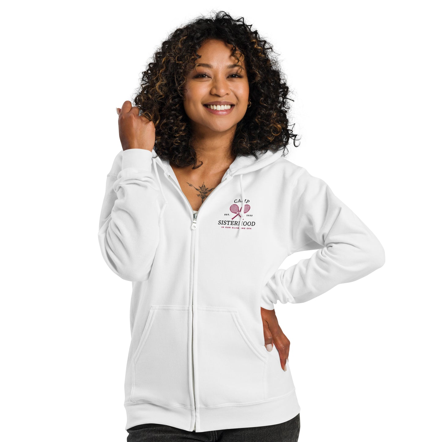 Camp Sisterhood Official Logo Zip Hoodie