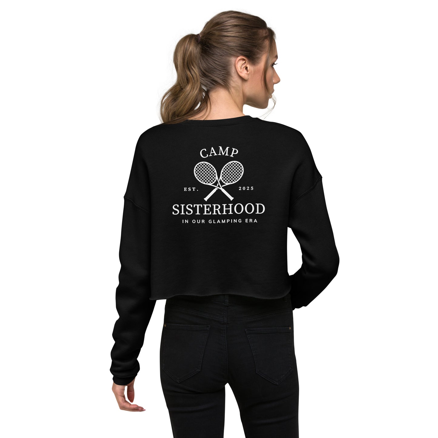 Camp Sisterhood Cropped Sweatshirt